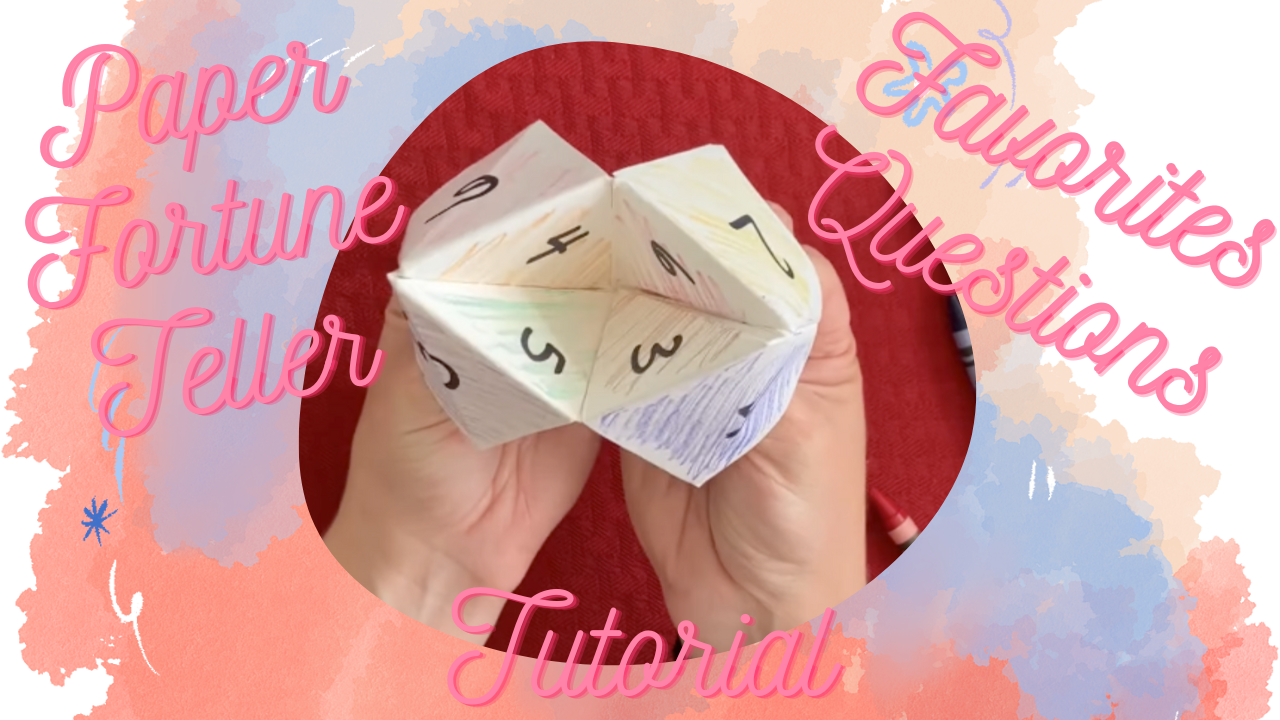 Crafting Fun: How to Make a DIY Favorites Fortune Teller!