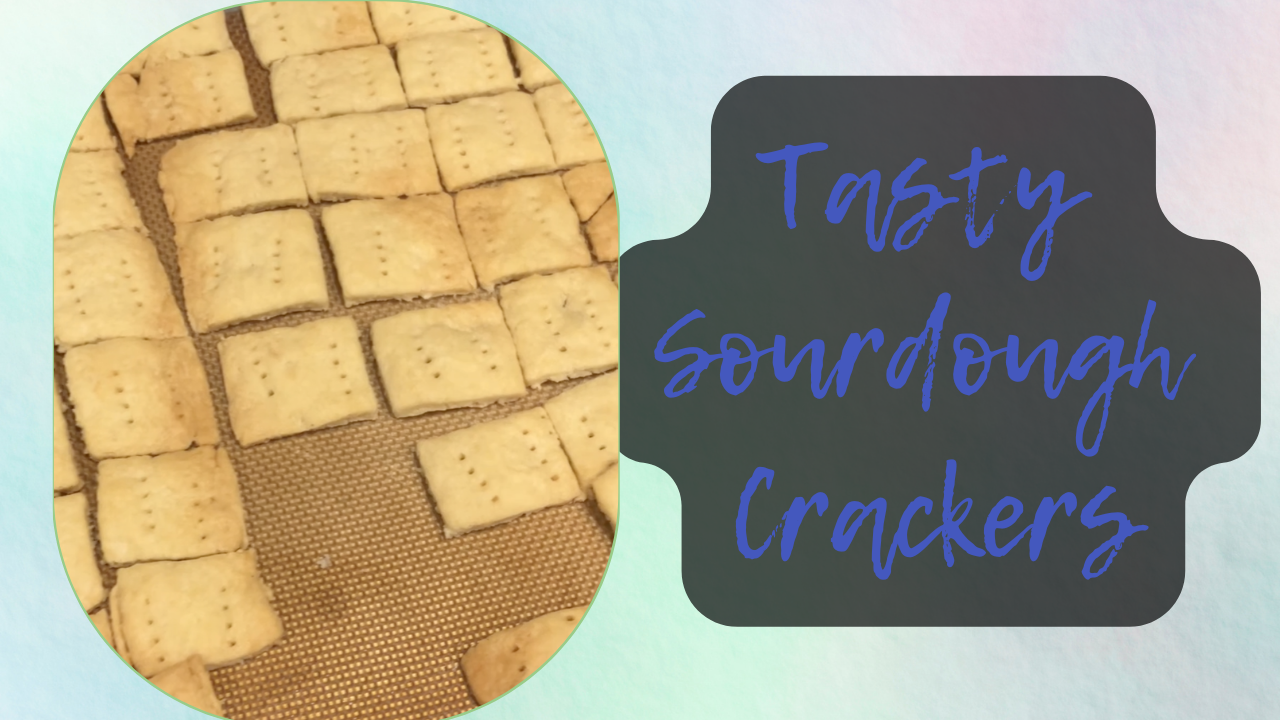 Dive into the World of Homemade Goodness with Easy Sourdough Discard Crackers!